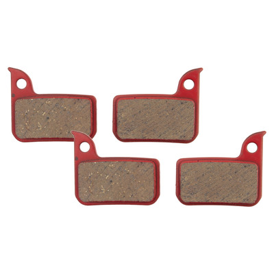 Pack of 2 Kool-Stop Red Road Disc Brake Pads - Organic, Steel