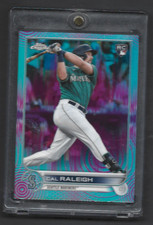 2022 Topps Chrome Sonic Cal Raleigh #149 (RC) Aqua Pink Pulse /199 SEA Mariners
