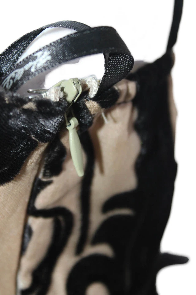 Vestido forrado con estampado de correas de espagueti texturizado Hale Bob para mujer talla M Foto 4 de 4