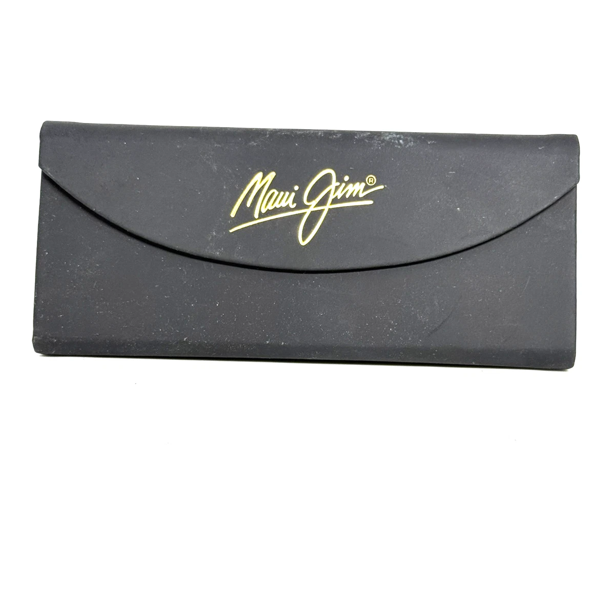 Maui Jim Black and Gold Sunglass Case Set New Maui Jim PERICO Gloss Black with Gold POLARIZED Grey  main image 3