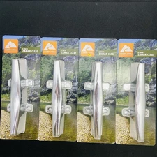 6-Inch ZAMAK CLEATS Boat or Dock Chrome Plated ~ Set of 4