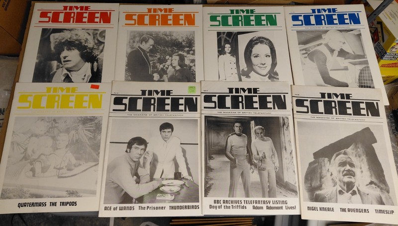 Time Screen Magazine British Telefantasy Doctor Who Gerry Anderson Complete set