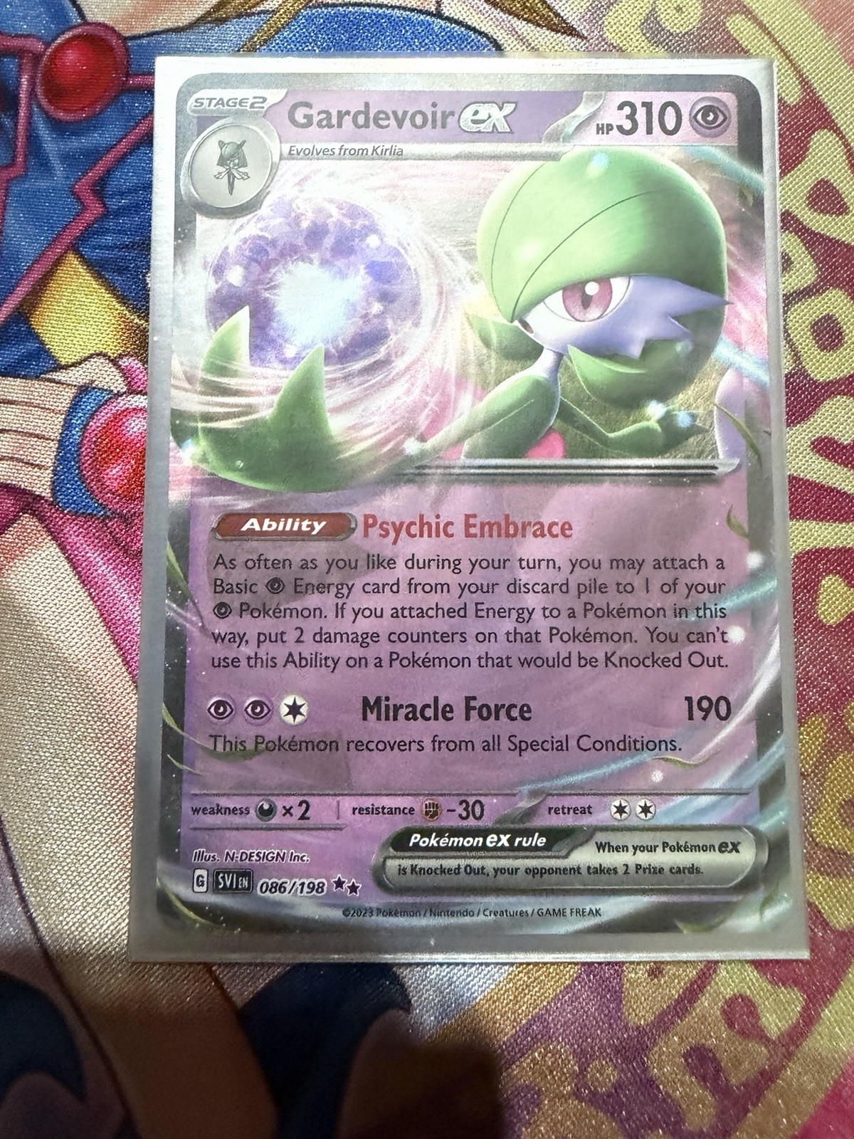 Gardevoir ex 2023 Scarlet & Violet #086/198 Double Rare Price
