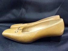 Gabor Women's Tan Leather Slip On Court Shoes UK 6 EU 39