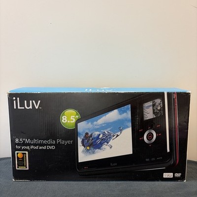 iLuv 8.5  Portable DVD Player iPod Multimedia Player Y2K Retro Tested Works