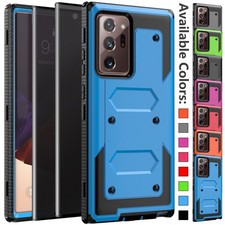 For Samsung Galaxy Note 20 Ultra 5G Rugged Case Cover / Privacy Screen Protector