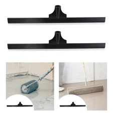 Epoxy Floor Squeegee Flat Soft Rubber Rake Toothed Cement Painting Coating Tool