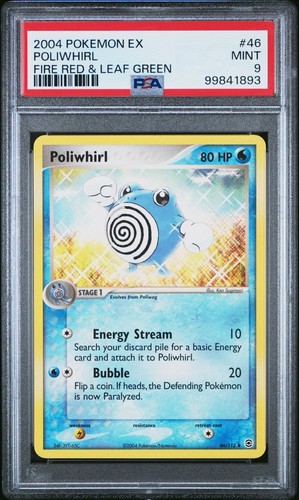 Poliwhirl graded PSA 9 for sale on eBay