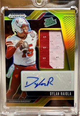  2024 Panini Prizm Draft Picks-True Gold  2/10  RPA Dylan Raiola #PPA-DRA 