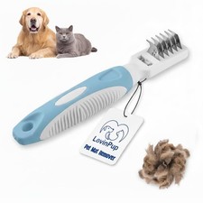 Pet Mat Remover   Professional Dematting Comb for Dogs and Cats   Stainless S...