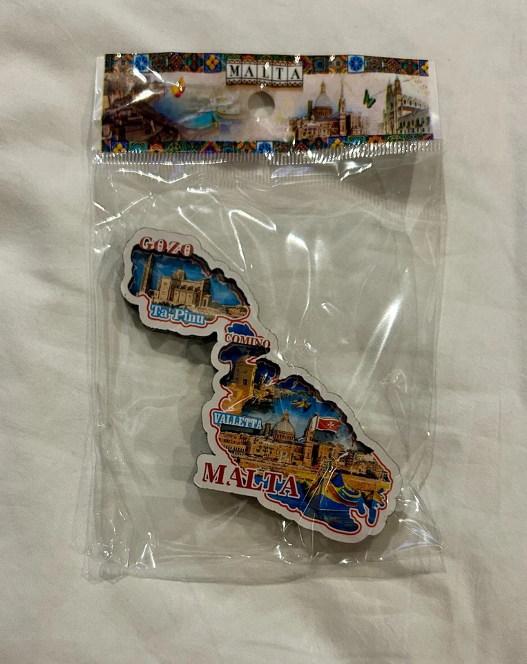 Souvenir 3D Kühlschrank Magnet Malta / Gozo / Comino / Valetta 3D Fridge Magnet - Bild 2 von 2