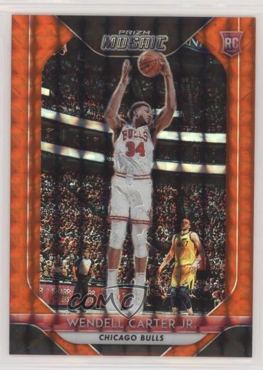 2018-19 Panini Prizm Mosaic Orange 56/99 Wendell Carter Jr #98 Rookie RC 0ad