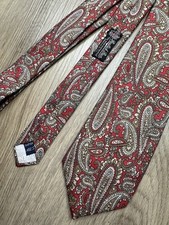 Givenchy Gentleman Paris Vintage Men  s Paisley Silk Dress Tie Designer