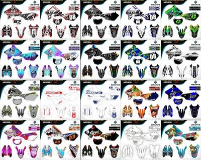 graphics kit Suzuki Drz400sm Drz400s Drz400 Decals Stickers Choose Desing 