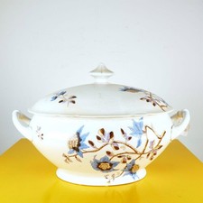 Elegante zuppiera Ginori con decorazioni floreali