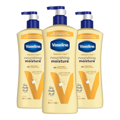Intensive Care Nourishing Moisture Body Lotion 3 Pk Made with Ultra-Hydrating Li