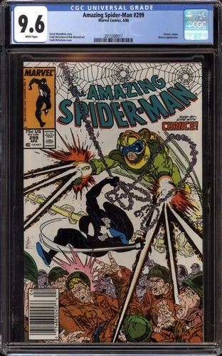 The Amazing Spider-Man #299 Newsstand Variant (1988) CGC 9.6 white pages