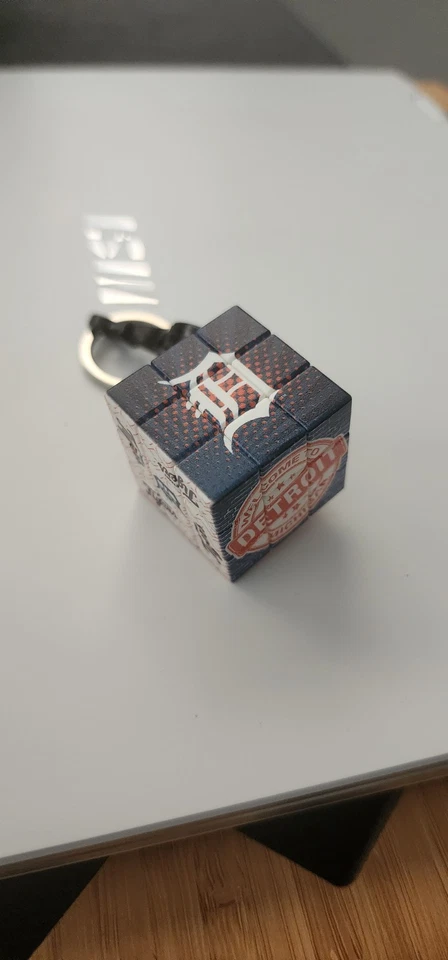MLB Mini Keychain Speed Cubes Detroit Tigers 2025 Skubal - Image 4 of 4
