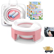 Portable Potty Seat for Kids Travel - Foldable Training Toilet Chair for Todd...