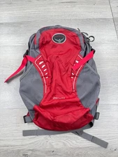 Osprey Daylite Hiking Backpack Gray Red Unisex Camping Outdoors Trail