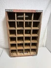Vintage Red Coca-Cola Wooden Knick Knack Display Case