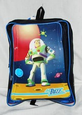 NEW DISNEY  TOY STORY 2  BUZZ  PVC BLACK AND BLUE BACKPACK 16" X 13"