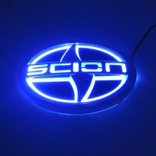 (12.5X8.5CM) Sport 5D LED Car Tail Rear Logo Light Badge Lamp Emblem For Scion
