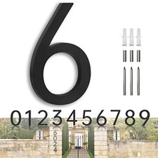 Floating House Number for Outside Modern House Address Numbers for outside - ...