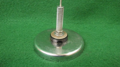 Vintage chromowana magnetyczna podstawa radia / anteny CB 20" - Zdjęcie 4 z 8