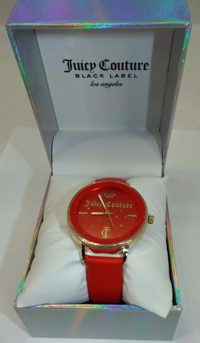 Juicy couture 2025 watches leather strap