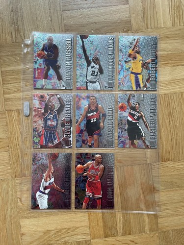 Collection of NBA cards inserts stars Jordan Hardaway Allen Malone 96 97 98 99 - Zdjęcie 24 z 24