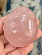 Pink Rose Quartz Mineral Crystal Free Form Shape from Madagascar 2 1/4”     #R2