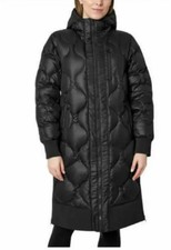 Mondetta Women Outdoor Project Recycled Quilted Parka Travel Jacket(black Xl)