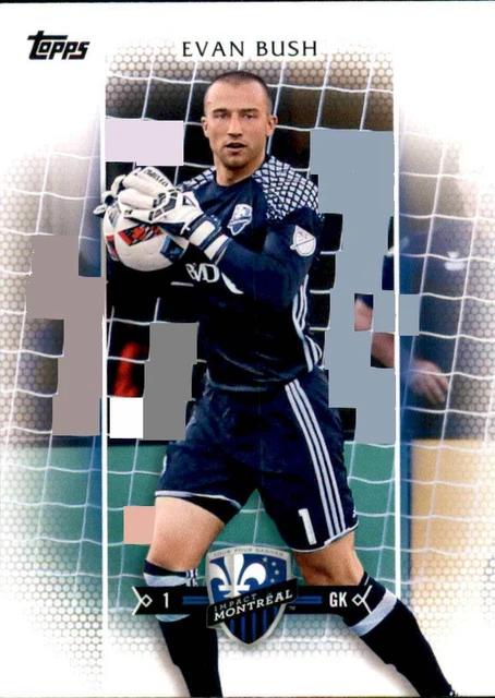 2017 Topps MLS Base #144 Evan Bush Montreal Impact