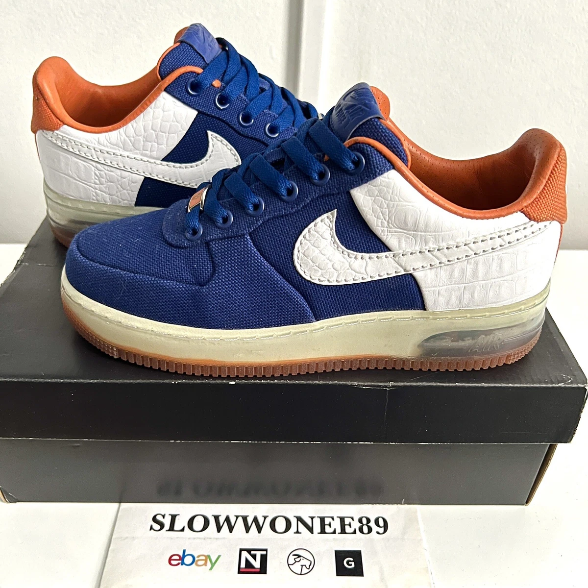 Nike Air Force 1 Supreme Max Air New York Knicks for Sale