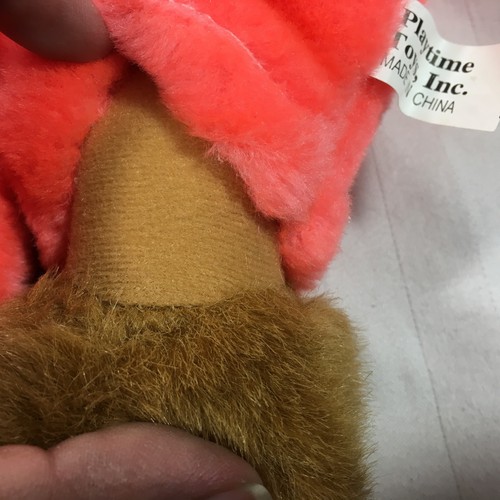 Playtime Toys Inc. Plush Bear In Bright Pink Easter Bunny Suit - Picture 7 of 7