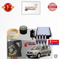 Inspektionskit Filter ÖL Kerzen Xdacia Logan 1.4 55KW 75CV Von 2009->