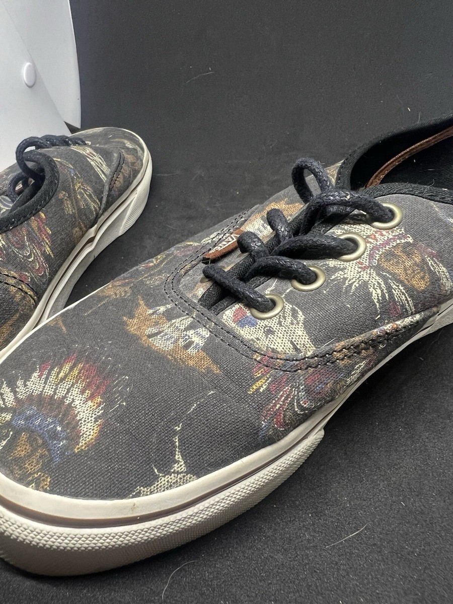 Vintage Vans Authentic Native American Indians Tribal Print Vintage Vans Authentic Native American Indians Tribal Print