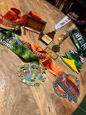 Lot of virtual run running medals, yes fit and more. 