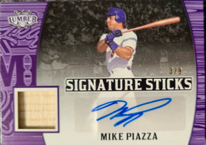2024 LEAF LUMBER MIKE PIAZZA AUTOGRAPH SIGNATURE STICKS /9