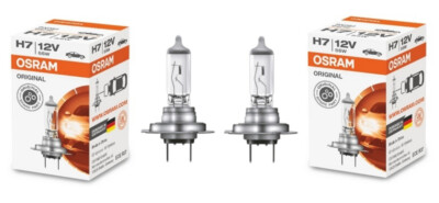 2x OSRAM Original H7 12V 55W Halogen für PEUGEOT BOXER EXPERT RCZ TRAVELLER