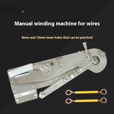 Manual Wire Winding Machine Stainless Steel Hardware Wire Tools Bending Machine