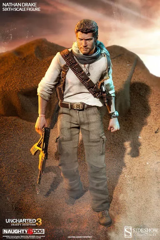 Nathan Drake Uncharted 3 1/6 Scale Figure