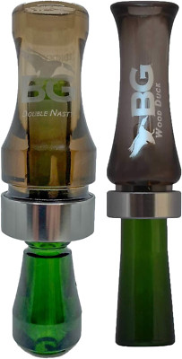 BGC Double Nasty Duck Call & Wood Duck Call Combo Timber Pack Combo Kit