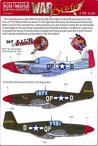 Kits-World Decals 1/48 P-51D Mustang MaryMae' # 48176 'Lullaby for a Dream