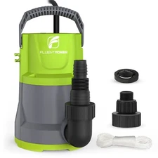 FLUENTPOWER 3/4HP Utility Pump 3500GPH Submersible Sump Pump with Manual Control