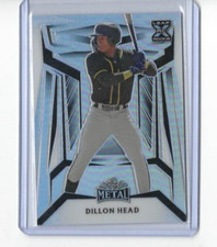 2023 Leaf Metal Baseball DILLON HEAD SILVER PRISMATIC XRC Rookie SP 141/189