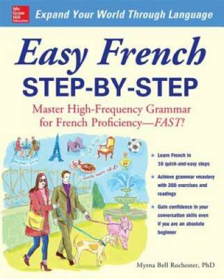 Easy French Step-by-Step (NTC Foreign Language) - Paperback - VERY GOOD