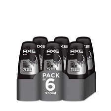 Axe Deo Roller Black für Herren, 6x 50 ml, 4...