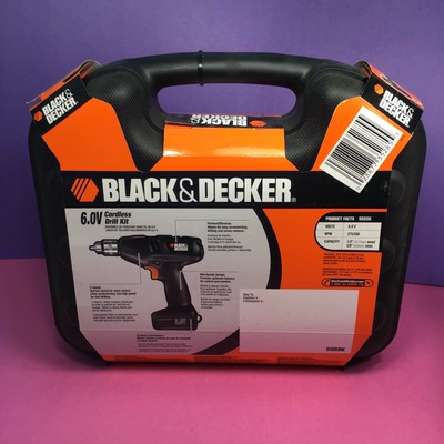 Decker 6.0v Cordless Drill Kit 